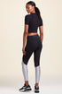 CAPTAIN ANKLE TIGHT - BLACK/SILVER